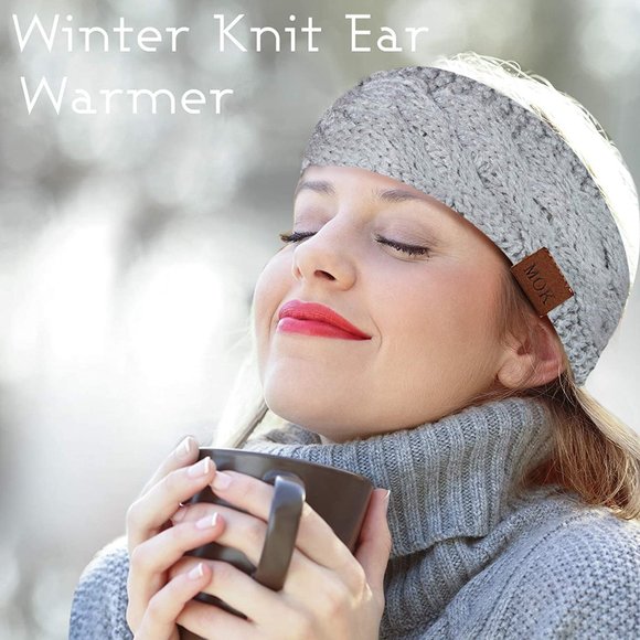 ⬇️ Warm Headband Fuzzy Fleece Lined Headwrap Ear - Picture 4 of 8
